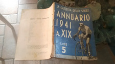 ANNUARIO GAZZETTA DELLO SPORT 1941 XIX ORIGINALE BUONO