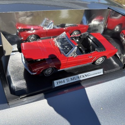 1964 1/2 Mustang Convertible - Red Motor Max 1:18 New in Box