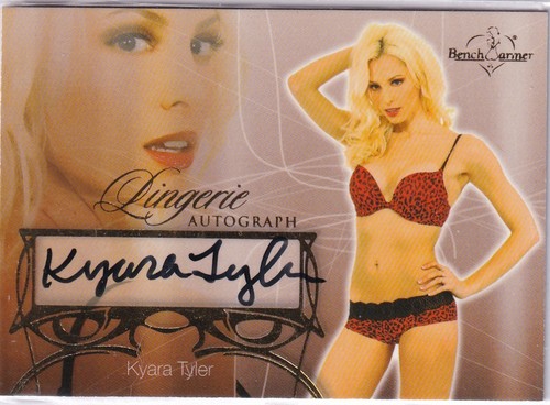 Benchwarmer 2013 Hobby Lingerie Autogrammkarte 24 Kyara Tyler