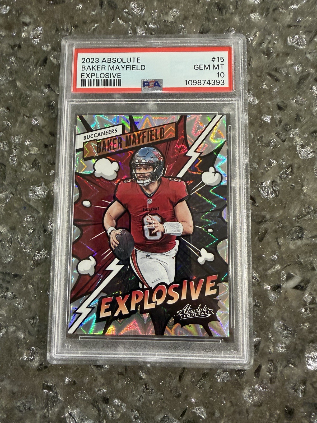 2023 Panini Absolute - Baker Mayfield #15 Tampa Bay Buccaneers EXPLOSIVE!