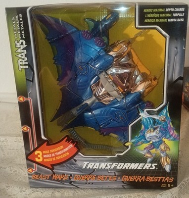 Transformers Beast Wars Transmetals Depth Charge 1998 Kenner Hasbro NEW Sealed