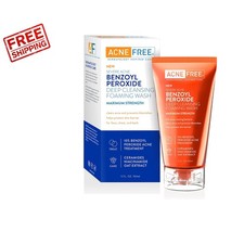 Max Strength Unscented Benzoyl Peroxide Foaming Cleansing Wash - 10 - 5 Ounces
