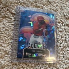 Leaf Aquatic Tre Phelps Optichrome 1/1 Pre-Production Proof Baseball Card