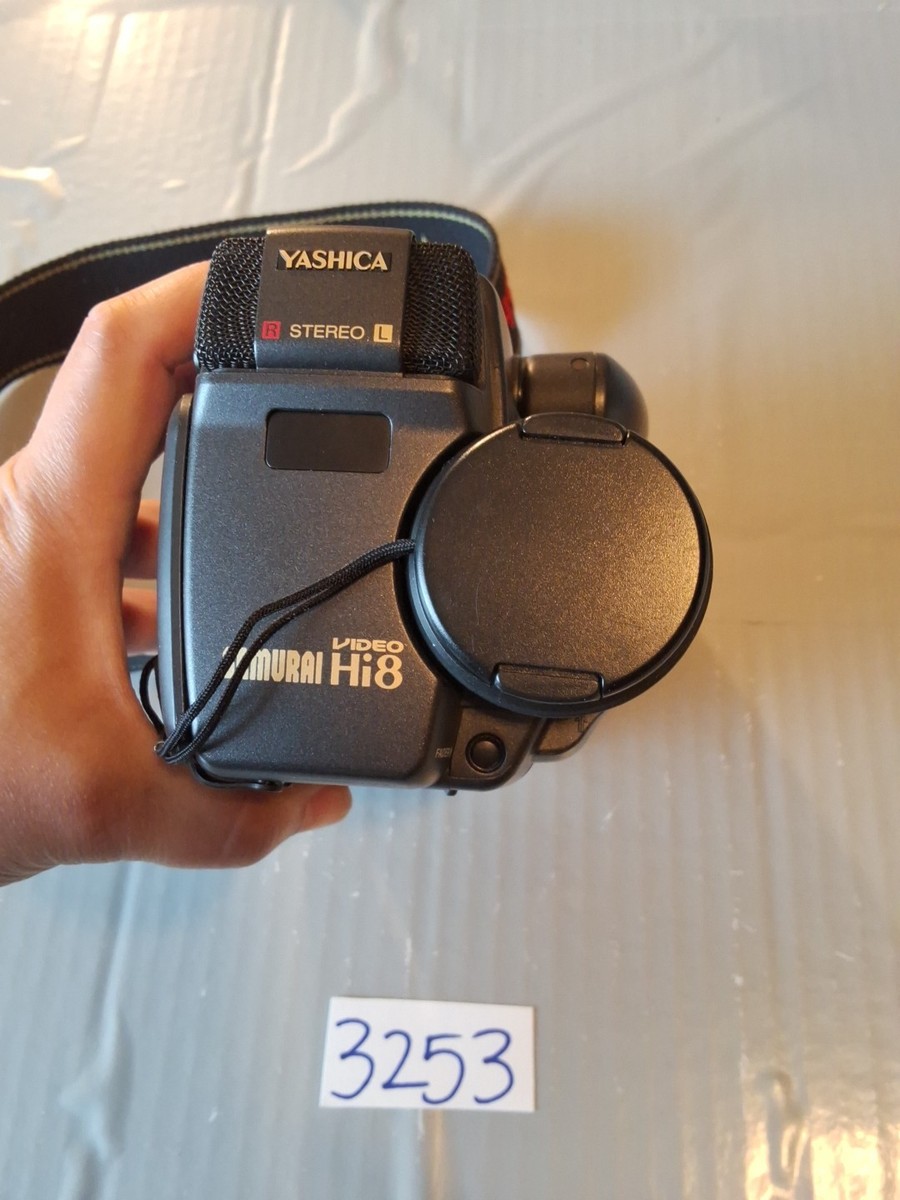 KYOCERA SAMURAI KX-H1 Hi8 ビデオカメラ Kyocera Yashica Samurai Video 8 KX-H1U Black Handheld