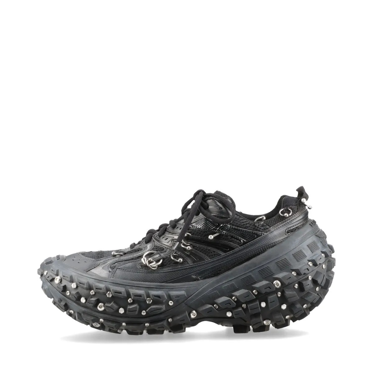 Balenciaga bouncer Faux leather Sneakers 30.5cm Men's Black 685613