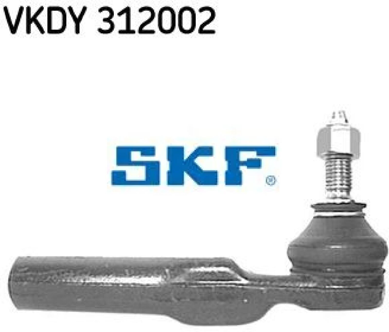 SKF Spurstangenkopf mit synthetischem Fett VKDY 312002 Position Vorderachse beidseitig Höhe 138 mm Länge 138 mm Breite 68 mm - OE-Qualität - Bild 2