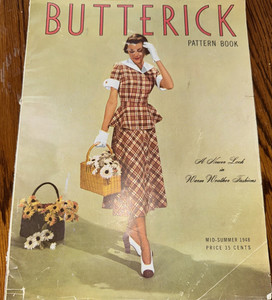 Original Butterick Pattern Book 1948 65 pages