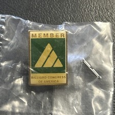 Lapel Pin billards Pool Player Vnea Pool Leag...