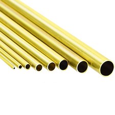 Brass Tube Tubing - 2mm 3mm 4mm 2mm, 3mm, 4mm, 5mm, 6mm, 7mm, 8mm, 10mm, Gold