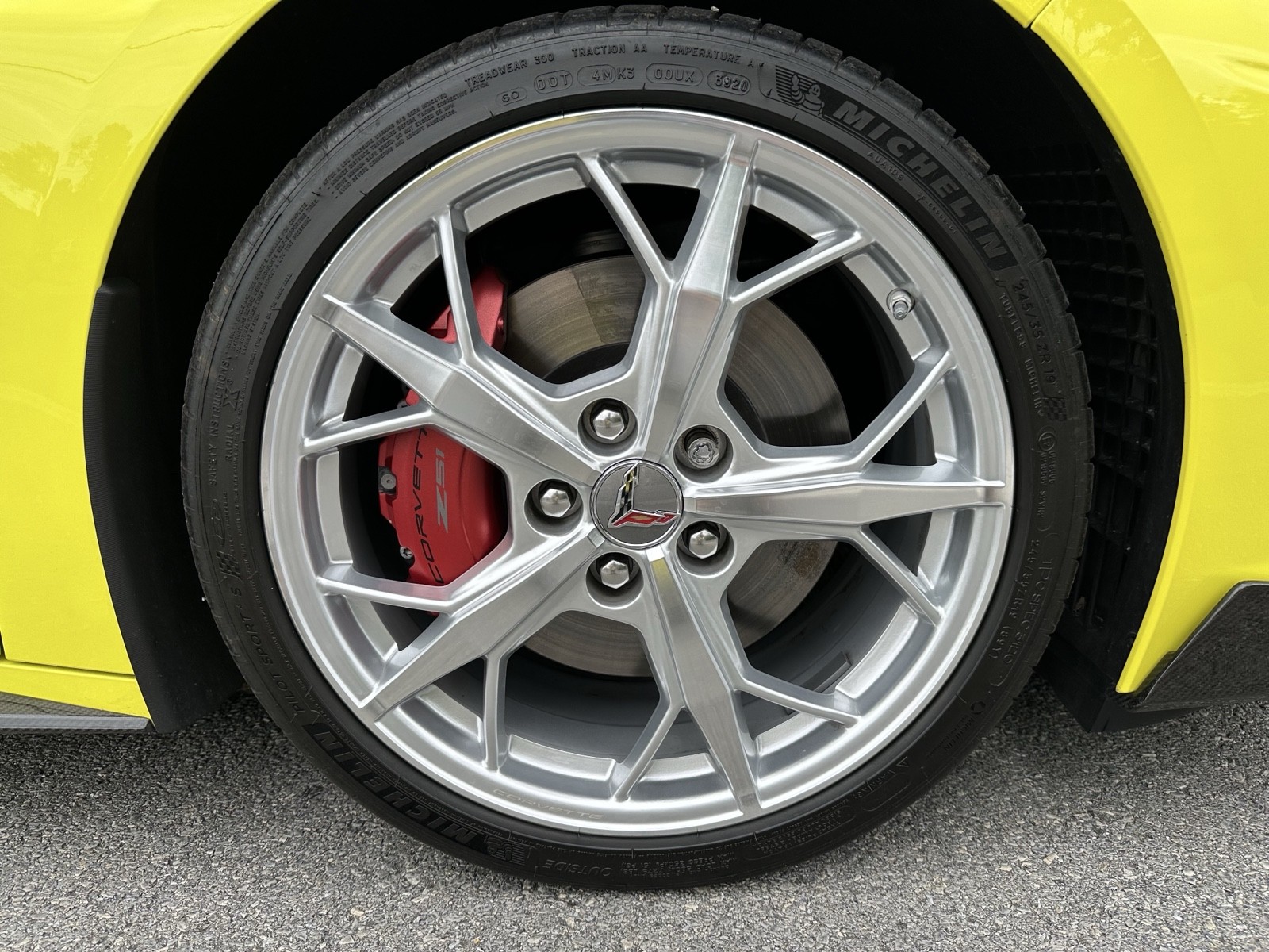 2020 Yellow Chevrolet Corvette   | C8 Corvette Photo 8