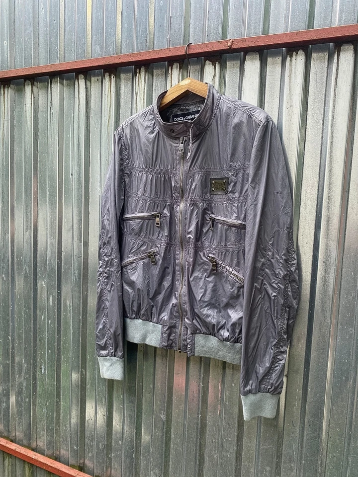 CHAQUETA DE NAILON CARGO RECORTADA DOLCE GABBANA AVANT GARDE MUY RARA DE COLECCIÓN CRAZY Foto 4 de 4