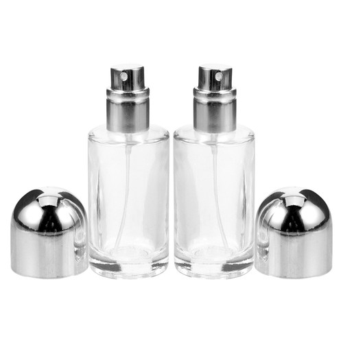2 Pcs Perfume Bottle Travel Mini Fine Mist Spray Size Refill Atomizer - Foto 10 di 12