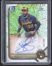2022 1st Bowman Chrome Speckle Refractor /299 Branlyn Jaraba #CPA-BJ Auto