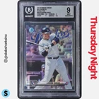 2017 BOWMAN AARON JUDGE ROOKIE OF THE YEAR FAVORITES REFRACTOR CHROME RC BGS 9