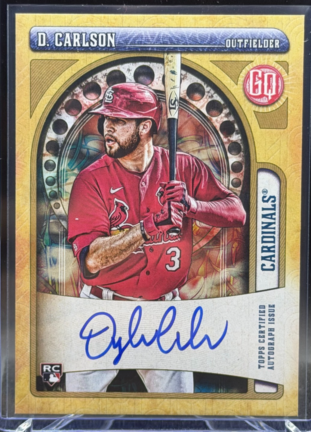 Topps Logog Dylan Carlson 2021 Topps Gypsy Queen Rookie Autograph #GQA-DCA (RC ...