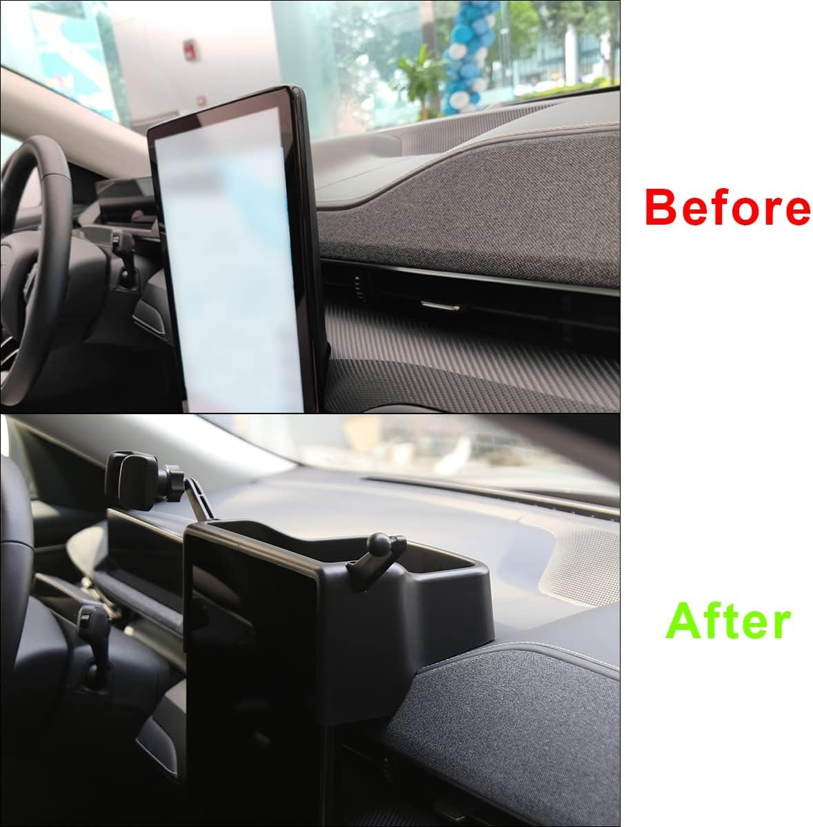 Best Center Console Dash Storage Box Tray Compatible with Mach-E 2021-2024 2