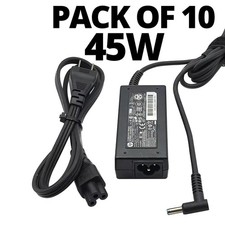 Lot Of 10 Original 45w Hp Ac Adapter 19.5v 2.31a Blue Tip 4.5mm Laptop Charger Lot Of 10 Original 45w Hp Ac Adapter 19.5v 2.31a Blue Tip 4.5mm Laptop Charger