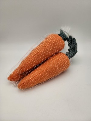 Easter Carrots Felt Orange Carrots Spring Decoration In Mesh Bag Set Of 3