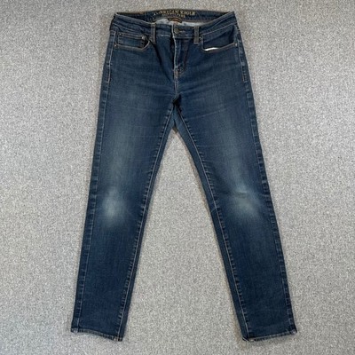 American Eagle 360 Extreme Flex Slim Jeans Mens 30x32 Dark Wash Blue Denim 