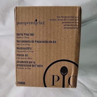 New Pampered Chef Garlic Prep Tool 100908 Sliced & Paste & Diced Dishwasher-safe