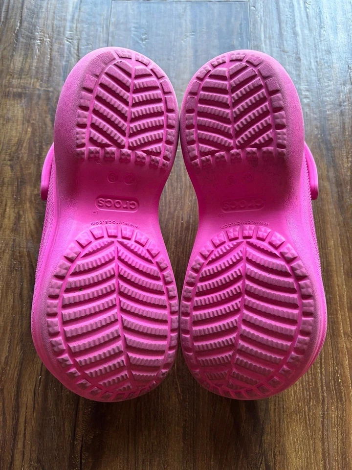 Zapatos Crocs para mujer 9 clásicos Bae Spikes gruesos plataforma zuecos negros Foto 4 de 4