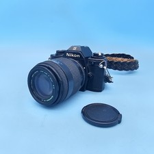 Nikon EM 35mm Film Camera w/ Quantaray 70-210mm Lens  Strap Vintage SLR