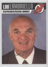 2002-03 Verizon Wireless New Jersey Devils Lou Lamoriello 0ab