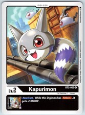 Kapurimon Common Release Special Booster 1.0 Normal BT2-005 C NM