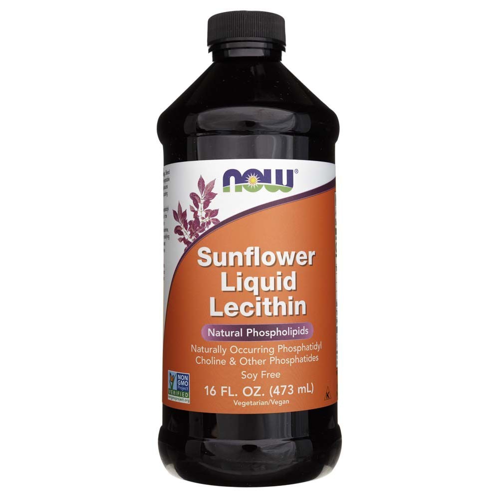 Lécithine de tournesol liquide Now Foods 473 ml pour préparation magistrale