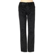 Alice + Olivia black velveteen skinny pants