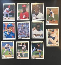 Lot Of 11 1990 Upper Deck Baseball Cards