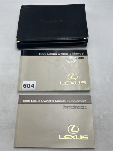 1999 Lexus Es 300 owners manual