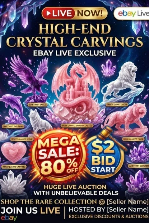 Superb Handmade Crystal Carvings