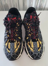 Versace Trigreca Sneakers Black/Gold/Red Size 8