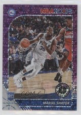 2019-20 Panini NBA Hoops Premium Stock Purple Disco Prizm Marial Shayok #252 2k3