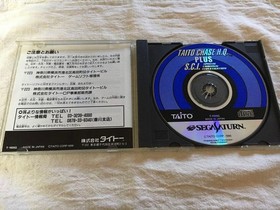 Taito Chase H.Q. Special Police S.C.I. Sega Saturn SS "good" Japan Used