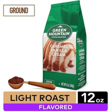 Green Mountain Coffee Roasters, Caramel Vanilla Cream, Ground Flavored - 12oz.