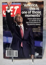 Jet Magazine September 15, 2008 Barack Obama Makes History Democratic Convention