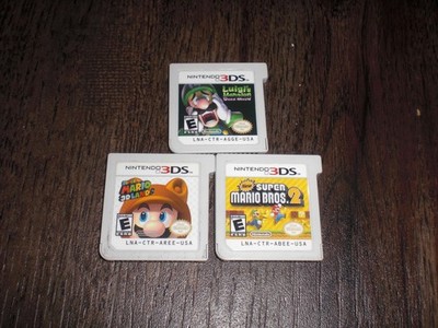 Super Mario 3D Land New Super Mairo Bros 2 Luigis Mansion Dark Moon Nintendo 3DS