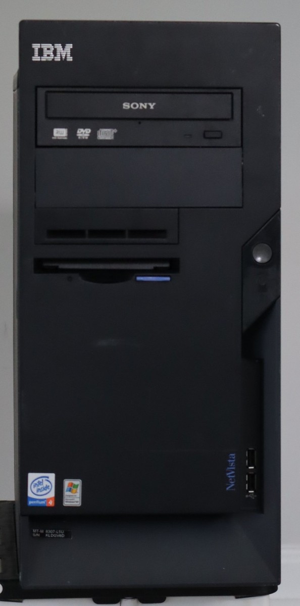IBM NetVista Windows 98 + XP Retro Gaming PC P4 2.4GHz 1GB