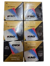 Kao 10-Pack High-Density 3.5" IBM-Formatted Floppy Disks MF2HD 6 Boxes / 60 Disk