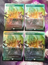 Shocking Footsteps English 4-Panel Set Magic The Gathering MTG New