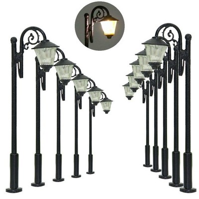 LED Straßenlampen N TT Parkleuchten 5cm Laternen Leuchten Lampen 10 Stück S142