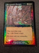 mtg - Yawgmoth's Bargain FOIL - Urza's Destiny - MP