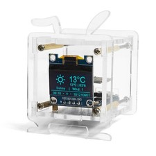 Wi-Fi Microcontroller Wetterstation Kit Wettervorhersage DIY Wetteruhr Bausatz