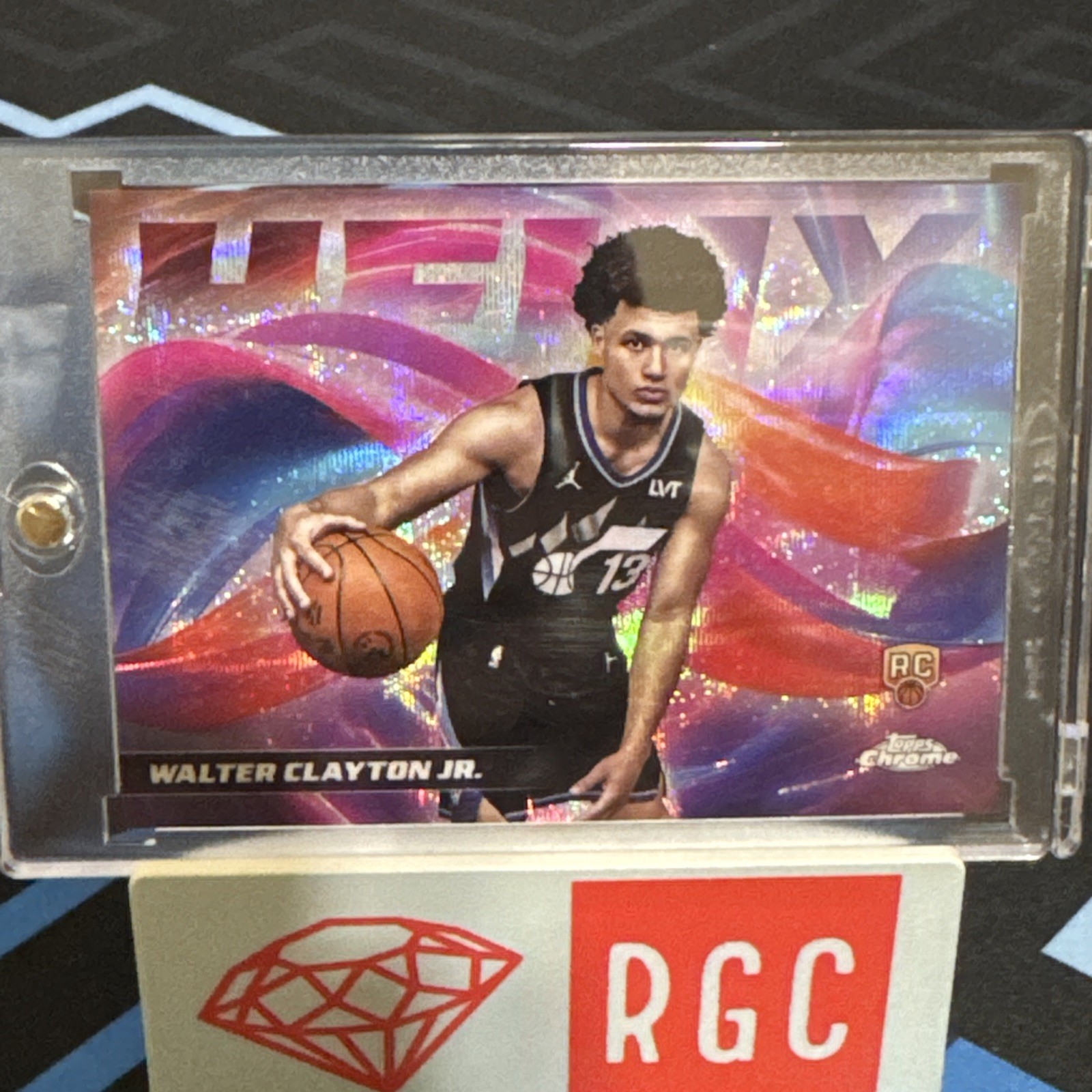 2025 Topps Chrome  - Walter Clayton Jr. H-20 Helix SSP Case Hit (RC)