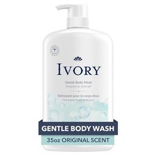Ivory Body Wash, Designed for the Whole Family, Gentle Formula, - 35 oz 0.30 per gallon