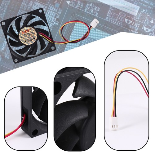 Interne 12V 3 Pin CPU Luefter Kuehler Kuehler Luefter fuer PC 70x70x15mm D3O9 - Photo 6/6