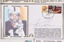 Ken Stabler signed Pro Football 90th Anniversary Gateway cachet