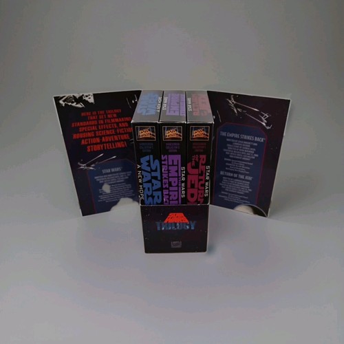 Star Wars Trilogy VHS Box Set 1992 FOX Video Lucasfilm Widescreen (Pre-SE) - Picture 3 of 12